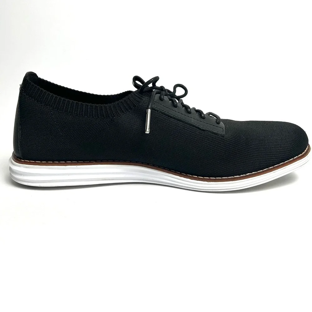 Cole Haan ØriginalGrand‎ Black Knit Oxford Sneaker Shoes - Women's 10.5b